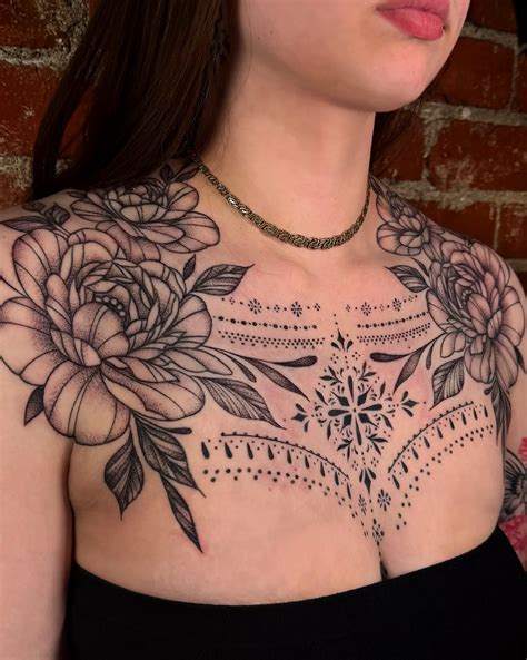 17 Creative Chest Tattoos For Women Striking Ideas To Inspire