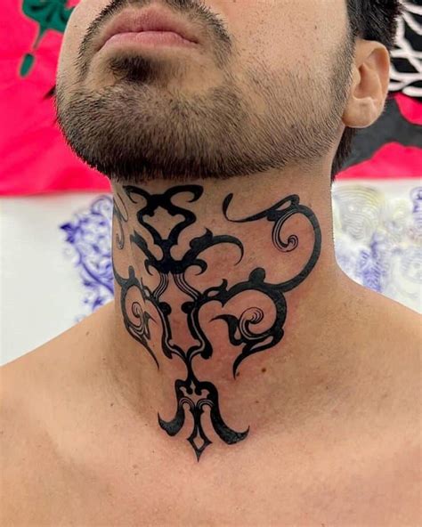 20 Front Neck Tattoos For Guys That Will Get Noticed 20 Front Neck Tattoos For Guys That Will Get Noticed