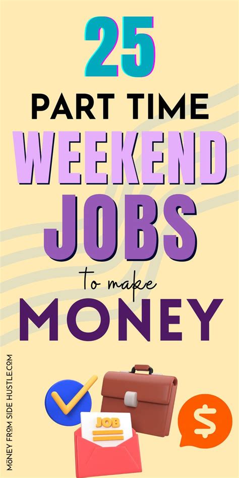 25 Best Part Time Weekend Jobs To Make Money In 2025 Weekend Jobs 25 Best Part Time Weekend Jobs To Make Money In 2025 Weekend Jobs