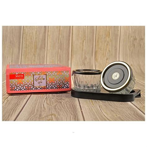 250 Ml Glass Airtight Dry Fruit Container Tray Set With Lid Set Of 2