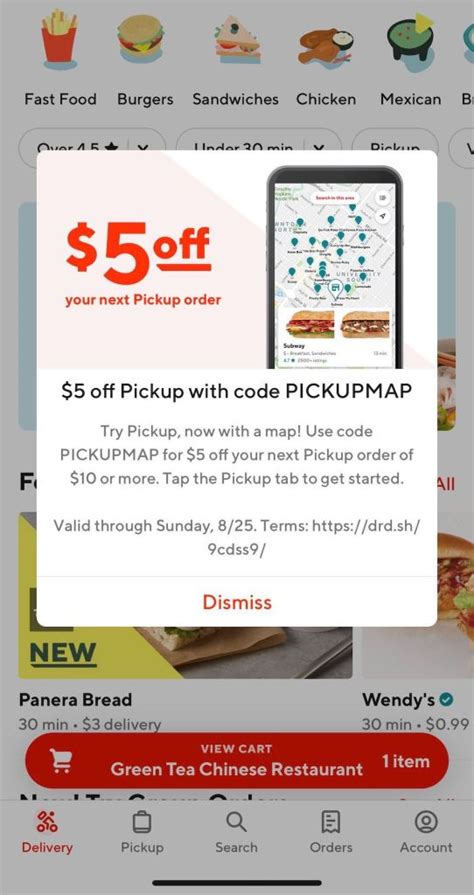 5 Off 10 Doordash Food Pick Up Order 5 Off 10 Doordash Food Pick Up Order