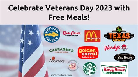 50 Free Meals On Veterans Day 2023 Retail Salute