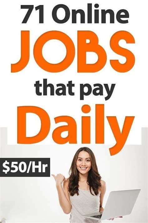 71 Online Jobs That Pay Daily 50 Per Hour Work From Home Online