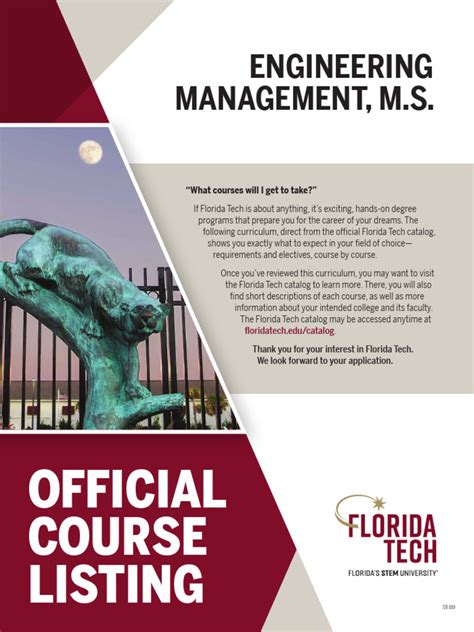 Acquisition And Contract Management M S Florida Tech