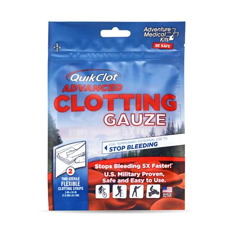 Adventure Medical Kits Quikclot Gauze Gauze For Emergency Survival