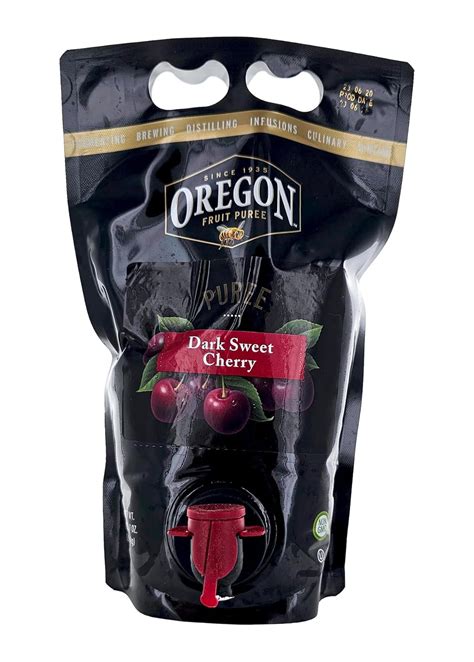 Amazon Com Home Brew Ohio Oregon Fruit Dark Sweet Cherry Puree 49Oz Pouch Everything Else