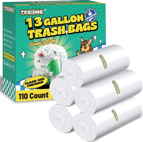 Amazon Com T Foring 13 Gallon Tall Kitchen Trash Bags 110 Count Amazon Com T Foring 13 Gallon Tall Kitchen Trash Bags 110 Count