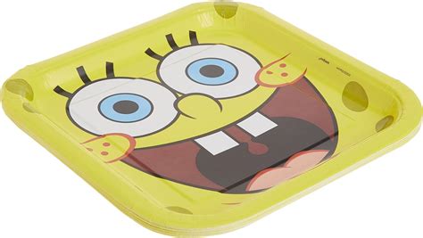 Amazon Com Unique Spongebob Squarepants Square Paper Dinner Plates Amazon Com Unique Spongebob Squarepants Square Paper Dinner Plates
