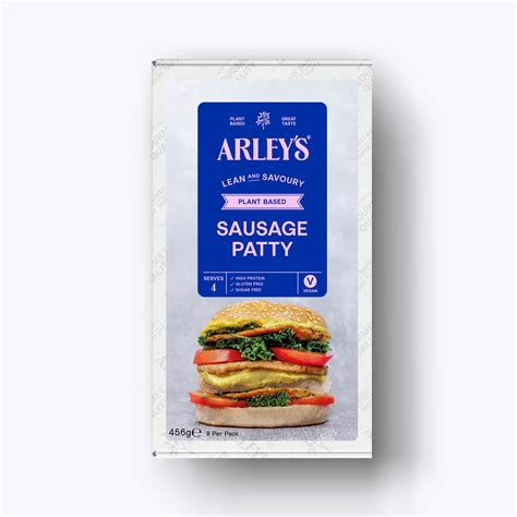 Arley Amp 39 S Plant Based Sausage Patty 8 X 57G Arley Amp 39 S Plant Based Sausage Patty 8 X 57G