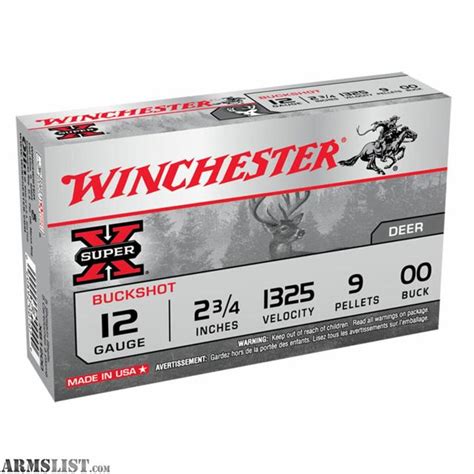 Armslist For Sale Winchester Super X 12Ga 00 Buck 9 Pellet Armslist For Sale Winchester Super X 12Ga 00 Buck 9 Pellet
