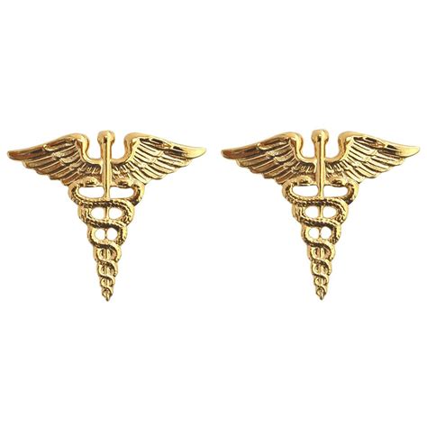Army Medical Specialist Officer Branch Insignia Collar Devices Set Of 2 Army Medical Specialist Officer Branch Insignia Collar Devices Set Of 2