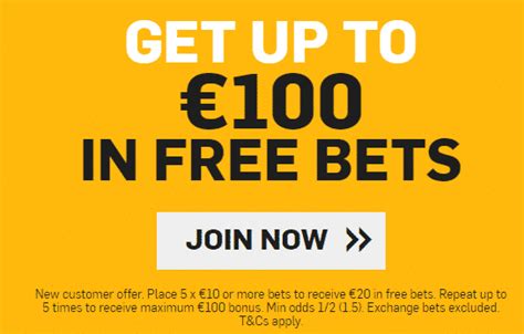 Bet 100 Get 100 Betting Offers