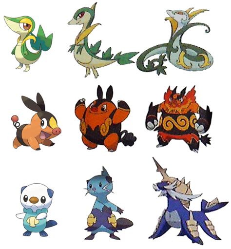 Black And White Starters Full Evolutionary Line Seems To Be Legit R Pokemon Black And White Starters Full Evolutionary Line Seems To Be Legit R Pokemon