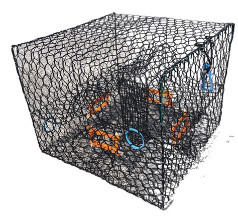 Blue Crab Trap 24 X24 X19 H Blue Crab Trap 24 X24 X19 H