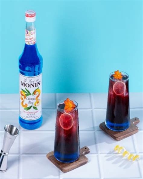 Blue Curacao Hibiscus Monin Blue Curacao Hibiscus Monin