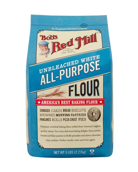 Bob S Red Mill 5 Lb Unbleached All Purpose Flour Bob S Red Mill 5 Lb Unbleached All Purpose Flour