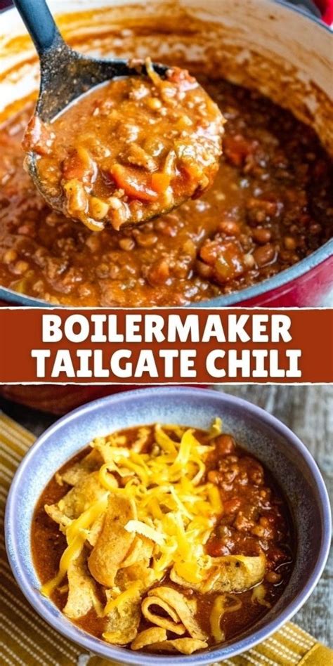 Boilermaker Tailgate Chili