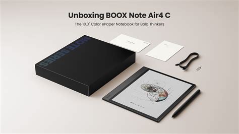 Boox Note Air4 C Official Unboxing