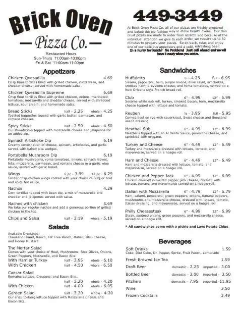 Brick Oven Pizza Co Of Russellville Menu Prices Restaurant Reviews Tripadvisor Brick Oven Pizza Co Of Russellville Menu Prices Restaurant Reviews Tripadvisor