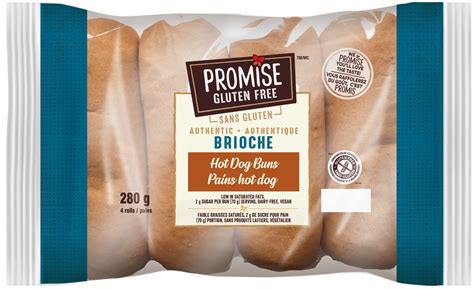 Brioche Hot Dog Buns Promise Gluten Free