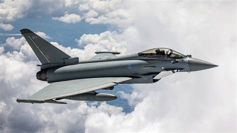 British Typhoon Fighter Jet