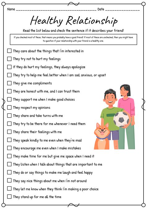 Building Healthy Relationships Worksheets Pdf Building Healthy Relationships Worksheets Pdf