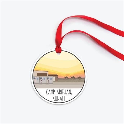 Camp Arifjan Ornament Kuwait Army Base Ornament Duty Station Ornament Camp Arifjan Ornament Kuwait Army Base Ornament Duty Station Ornament