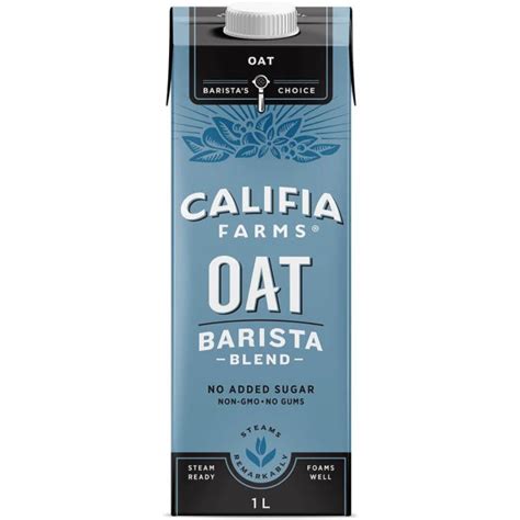 Carton Of Califia Oat Milk Hannah Coffee