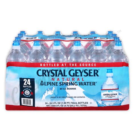Case Of Crystal Geyser Water At Rickey Turman Blog