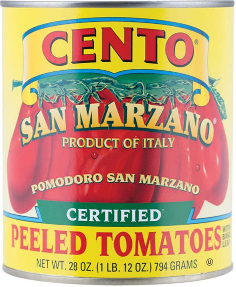 Cento Certified San Marzano Whole Peeled Plum Tomatoes 28 Oz Pack Of 6 Cento Certified San Marzano Whole Peeled Plum Tomatoes 28 Oz Pack Of 6