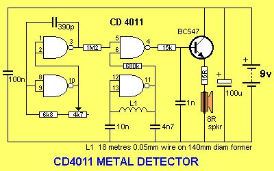 Cheap Metal Detector Using Cd4011 Eletr Nica Pinterest Cheap Cheap Metal Detector Using Cd4011 Eletr Nica Pinterest Cheap