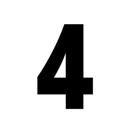 Chiffre 4 Motif Thermocollant Textes Alphabets Chiffres Flex Textile Chiffre 4 Motif Thermocollant Textes Alphabets Chiffres Flex Textile