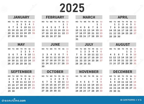 Classic Horizontal Calendar 2025 In Russian Days Weeks And Months Classic Horizontal Calendar 2025 In Russian Days Weeks And Months