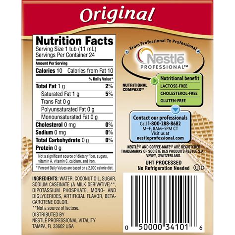 Coffee Mate Creamer Packets Nutrition Facts Besto Blog Coffee Mate Creamer Packets Nutrition Facts Besto Blog