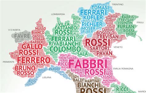 Cognome Italiano Mappa Cognome Italiano Mappa
