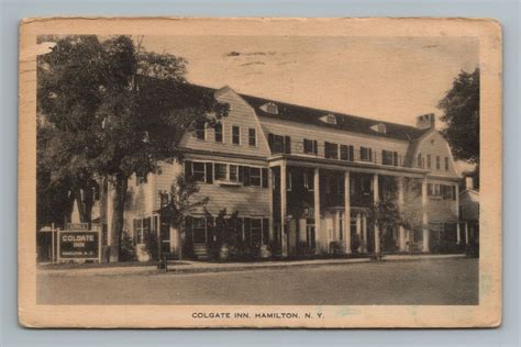 Colgate Inn Hamilton Hotel Ny New York Postcard United States New Colgate Inn Hamilton Hotel Ny New York Postcard United States New