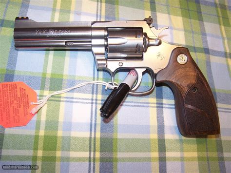 Colt King Cobra Target 357Mag 4 25 Amp Quot 6Rnd Ss Wood Fiber Optic New Sb4ts