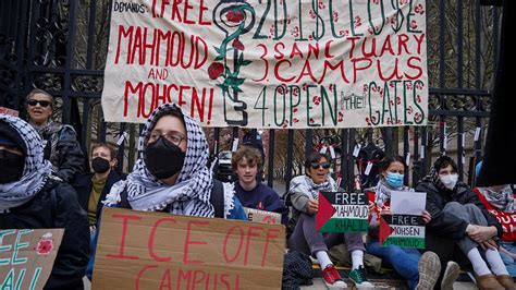 Columbia University Protest Israel Rally Organized