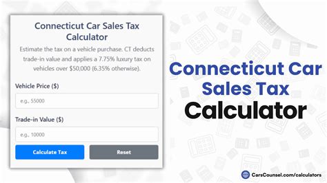 Connecticut Sales Tax Calculator