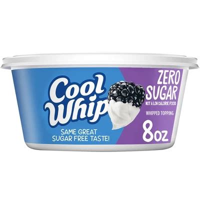 Cool Whip Zero Sugar Whipped Topping Frozen Cool Whip Zero Sugar Whipped Topping Frozen