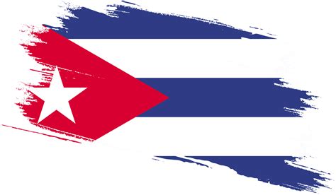Cuba Flag With Grunge Texture 12071453 Png