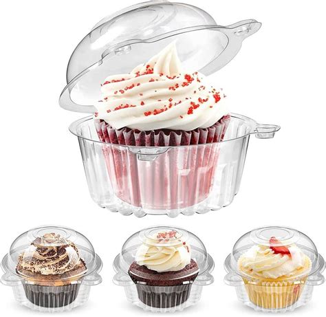 Cupcake Boxes Individual Plastic 100 Pack Individual Cupcake Cupcake Boxes Individual Plastic 100 Pack Individual Cupcake