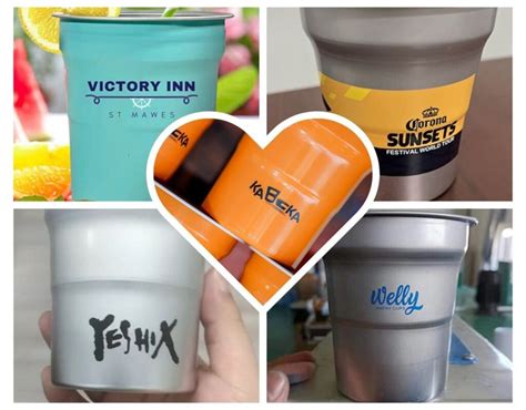 Customizable Aluminum Cups Alusipper Customizable Aluminum Cups Alusipper