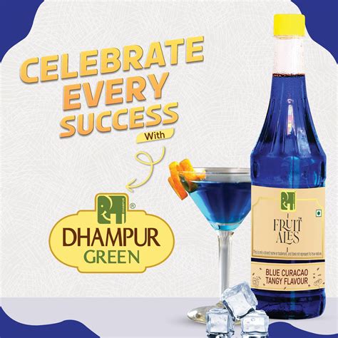 Dhampur Green Tangy Blue Curacao Syrup Dhampur Green Tangy Blue Curacao Syrup