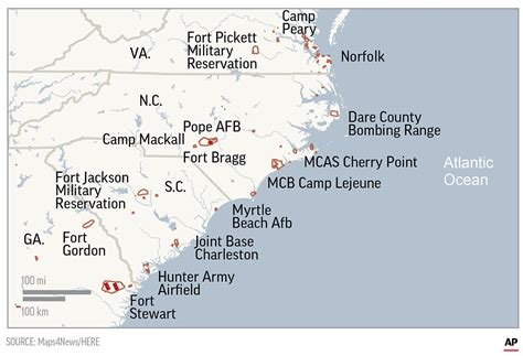 East Coast Military Bases