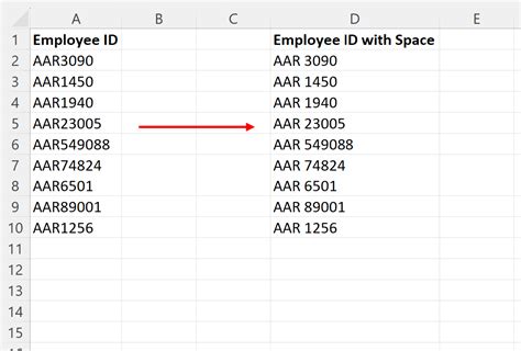 Excel How To Add Space Between Text In A Cell