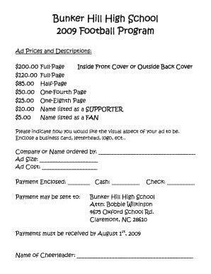 Fillable Online Pay Online Bunker Hill High School Fax Email Print