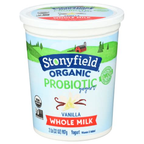 Food Lion Stonyfield Organic Vanilla Whole Milk Probiotic Yogurt Food Lion Stonyfield Organic Vanilla Whole Milk Probiotic Yogurt