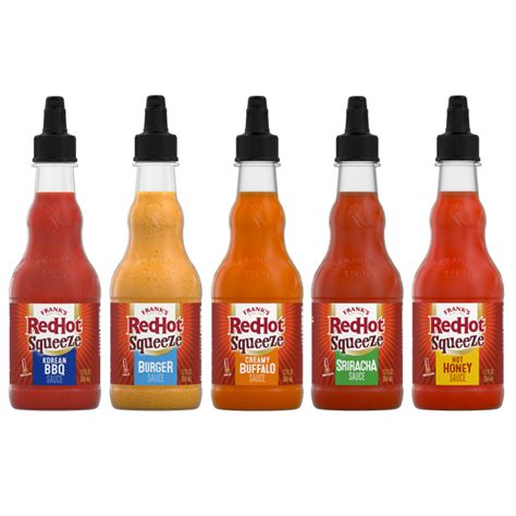 Frank S Redhot Squeeze Sauce Variety Pack 5Ct Mccormick Frank S Redhot Squeeze Sauce Variety Pack 5Ct Mccormick