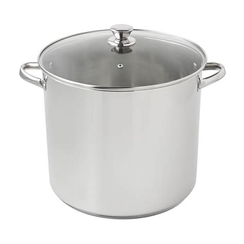 Free Shipping Mainstays Stainless Steel 20 Quart Stock Pot With Glass Free Shipping Mainstays Stainless Steel 20 Quart Stock Pot With Glass